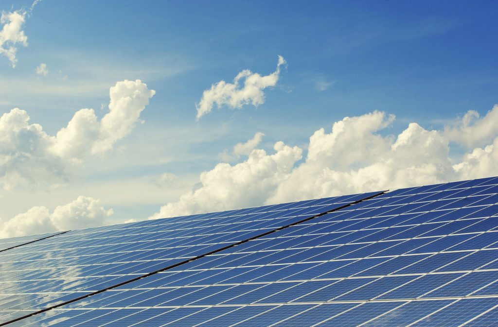 Photovoltaikanlage auf einem Hausdach